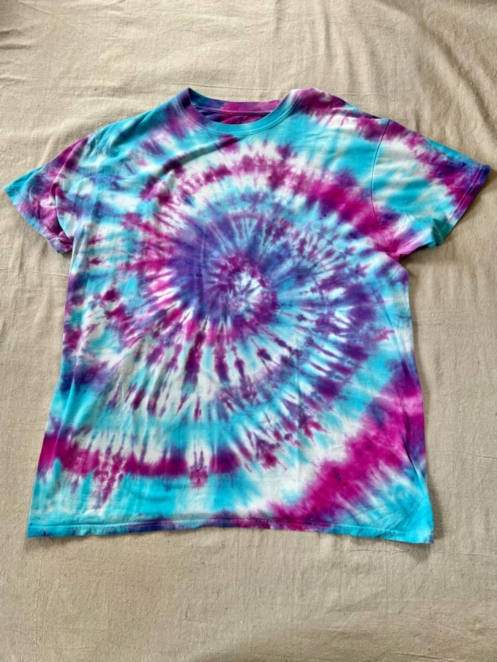 2/$20 George Short Sleeve Cotton Tie Dye T-Shirt Size XL